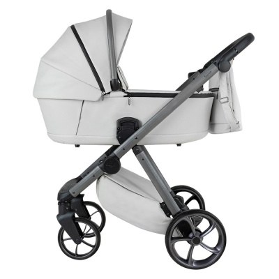 Коляска 2 в 1 Pituso Sole Leather Island Stone